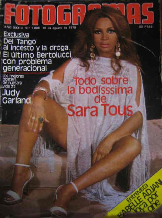 FOTOGRAMAS magazine side cover Issue 1608 10 August 1979