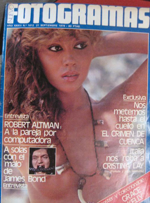 FOTOGRAMAS magazine side cover Issue 1612 21 September 1979