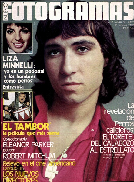 FOTOGRAMAS magazine side cover Issue 1617 26 October 1979