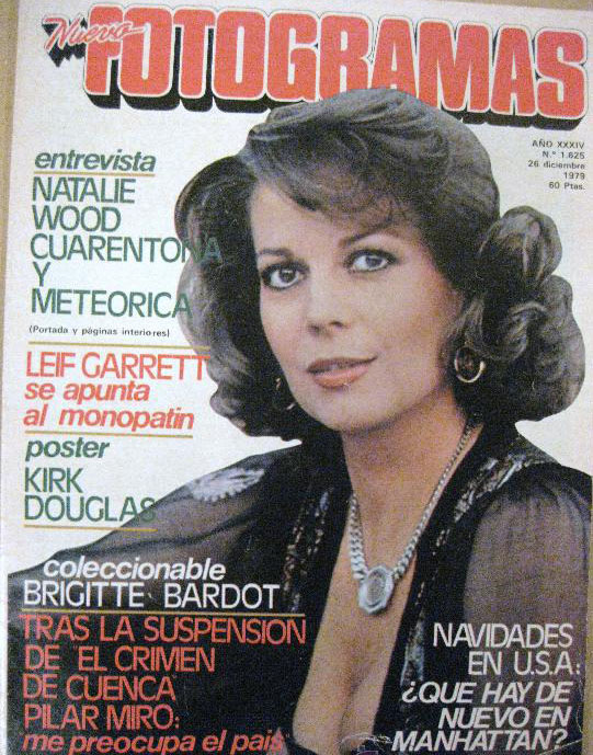 FOTOGRAMAS magazine side cover Issue 1625 26 December 1979