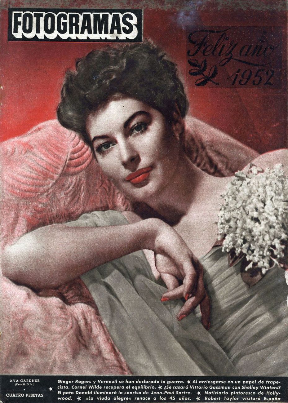 FOTOGRAMAS magazine side cover Issue 163 28 December 1951