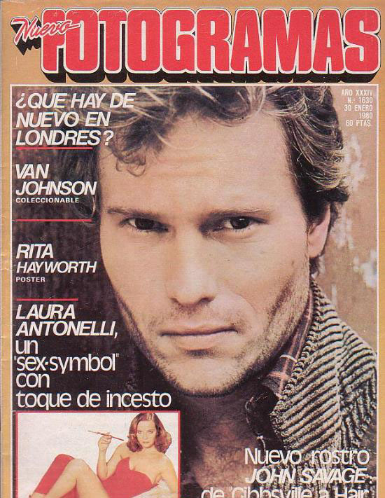 FOTOGRAMAS magazine side cover Issue 1630 30 January 1980