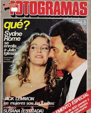 FOTOGRAMAS magazine side cover Issue 1631 6 February 1980