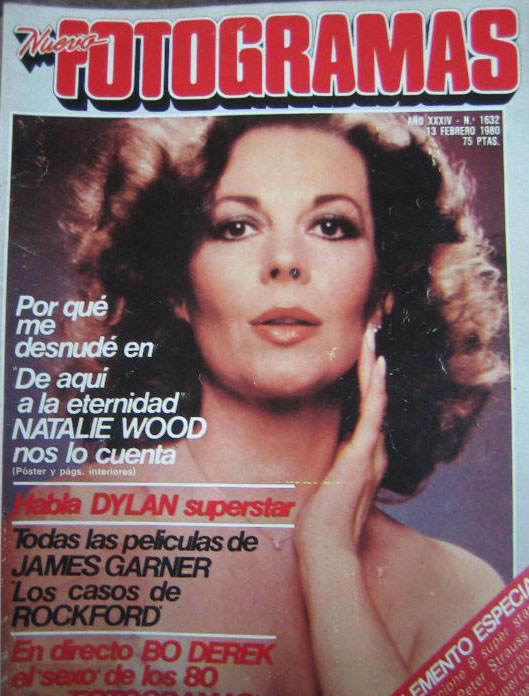 FOTOGRAMAS magazine side cover Issue 1632 13 February 1980
