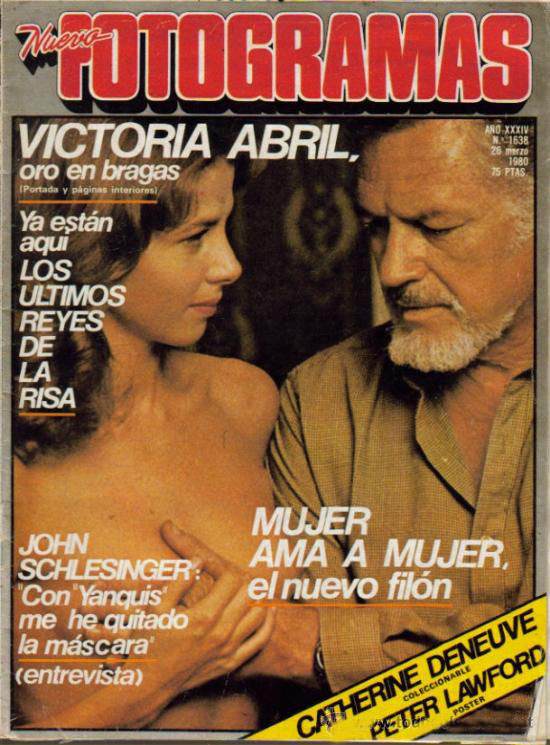 FOTOGRAMAS magazine side cover Issue 1638 26 March 1980