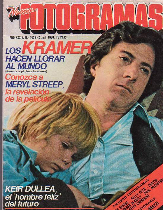 FOTOGRAMAS magazine side cover Issue 1639 2 April 1980