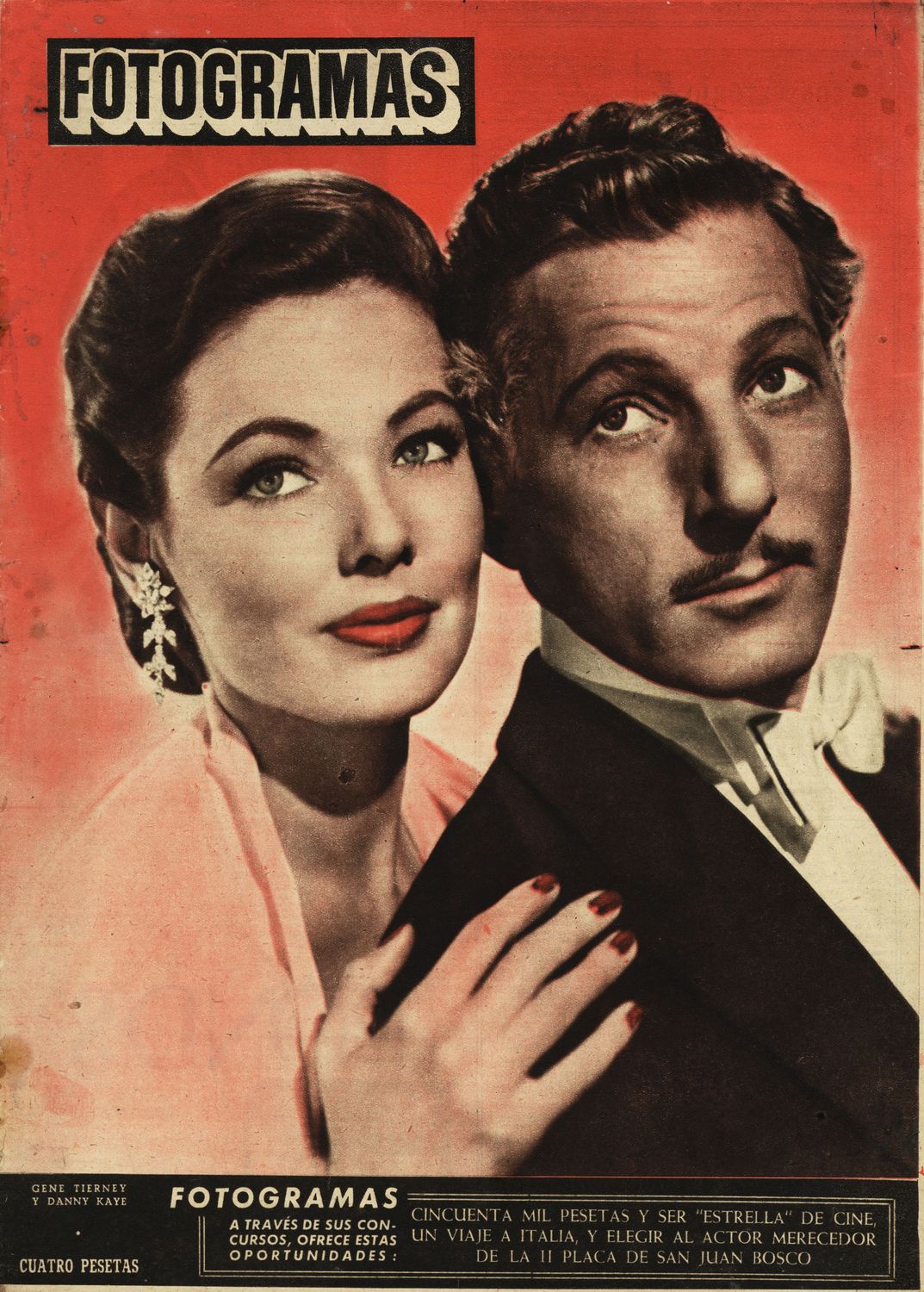 FOTOGRAMAS magazine side cover Issue 164 4 January 1952