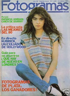 FOTOGRAMAS magazine side cover Issue 1645 18 February 1981