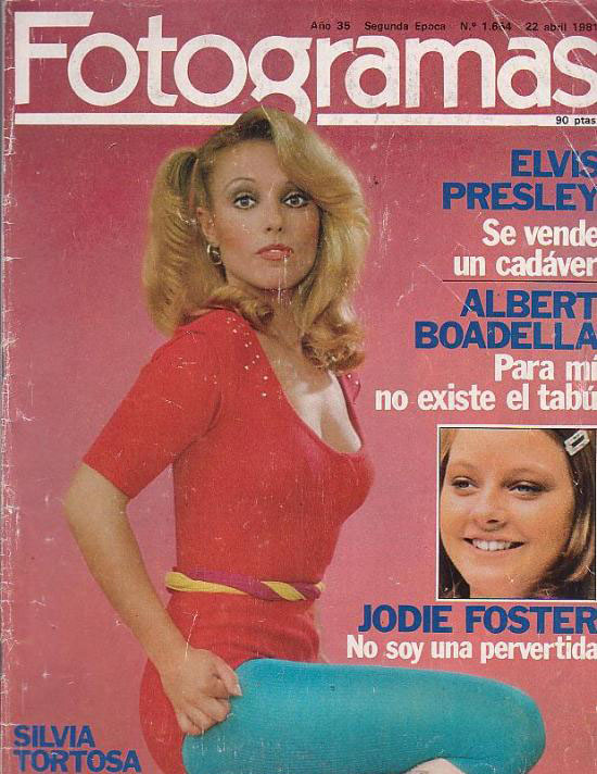 FOTOGRAMAS magazine side cover Issue 1654 22 April 1981