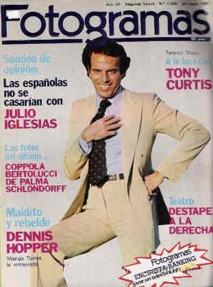 FOTOGRAMAS magazine side cover Issue 1658 20 May 1981
