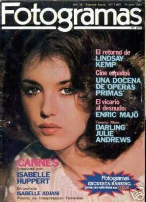 FOTOGRAMAS magazine side cover Issue 1661 10 June 1981