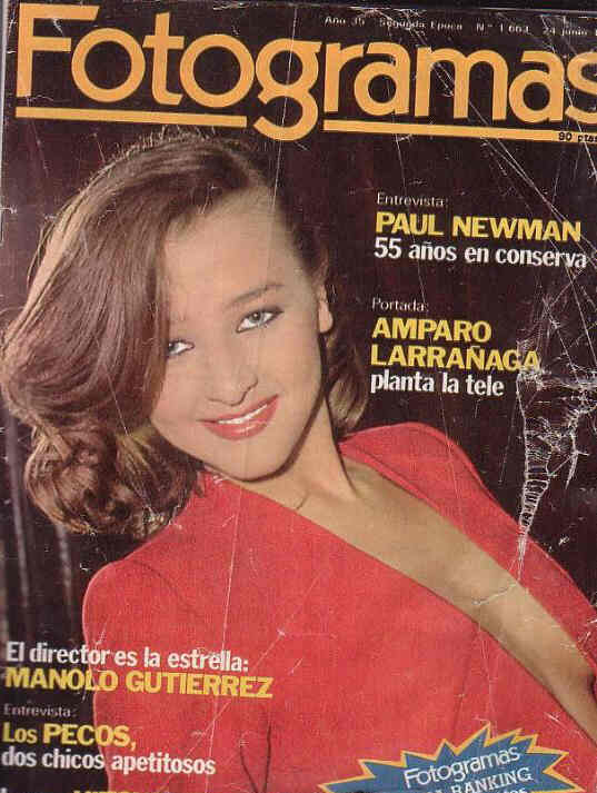 FOTOGRAMAS magazine side cover Issue 1663 24 June 1981