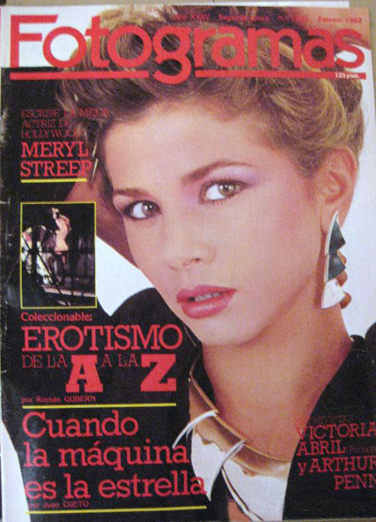 FOTOGRAMAS magazine side cover Issue 1671 February 1982