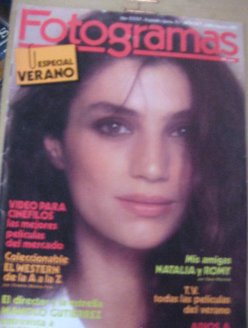 FOTOGRAMAS magazine side cover Issue 1676/1677 July/August 1982
