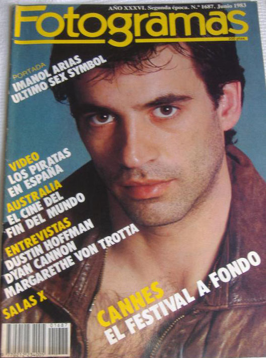 FOTOGRAMAS magazine side cover Issue 1687 June 1983