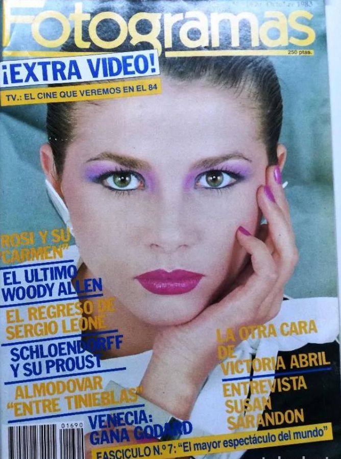 FOTOGRAMAS magazine side cover Issue 1690 October 1983