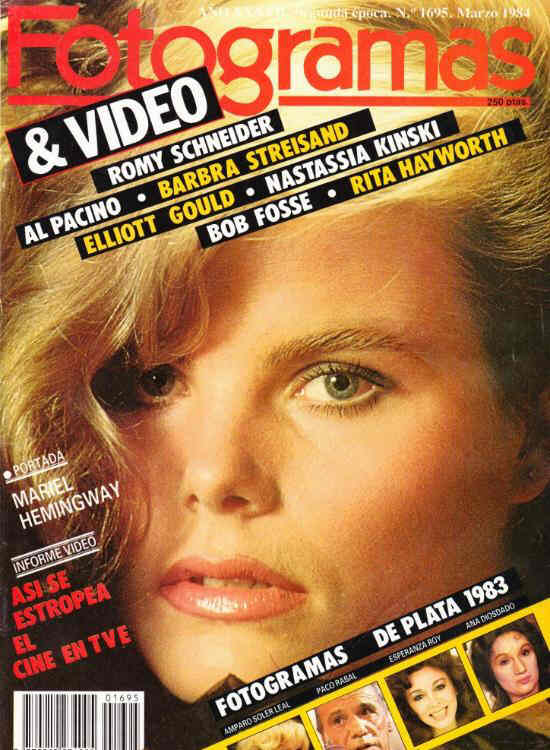 FOTOGRAMAS magazine cover Issue 1695 March 1984