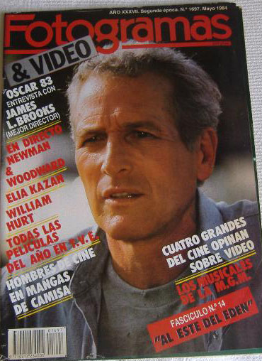 FOTOGRAMAS magazine cover Issue 1697 May 1984