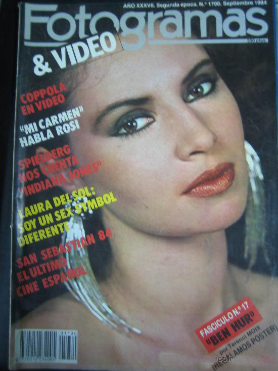 FOTOGRAMAS magazine cover Issue 1700 September 1984