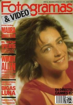 FOTOGRAMAS magazine side cover Issue 1731 June 1987