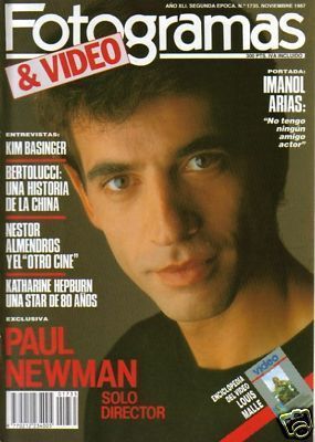 FOTOGRAMAS magazine side cover Issue 1735 November 1987