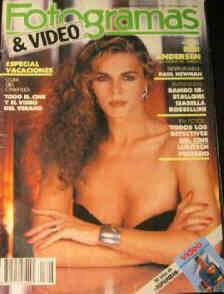 FOTOGRAMAS magazine side cover Issue 1743 July/August 1988