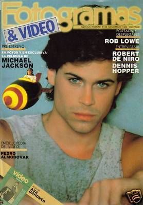 FOTOGRAMAS magazine side cover Issue 1746 November 1988