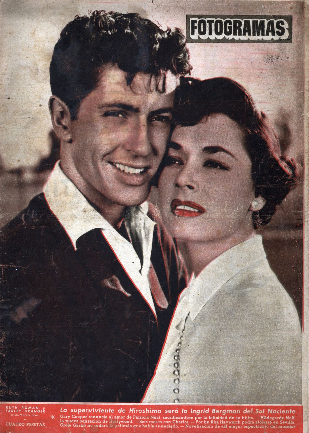 FOTOGRAMAS magazine side cover Issue 175 21 March 1952