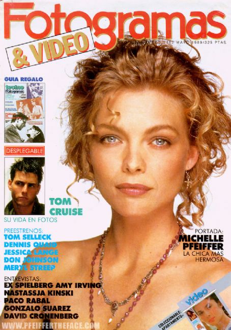 FOTOGRAMAS magazine side cover Issue 1752 May 1989