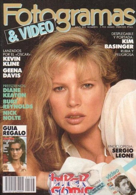 FOTOGRAMAS magazine side cover Issue 1753 June 1989