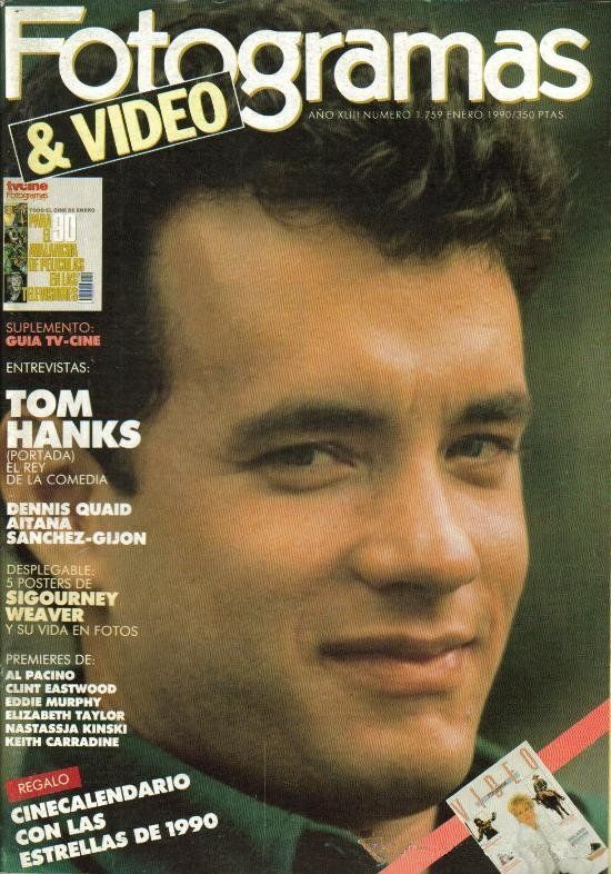 FOTOGRAMAS magazine side cover Issue 1759 January 1990