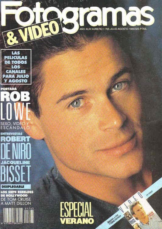 FOTOGRAMAS magazine side cover Issue 1765 July/August 1990