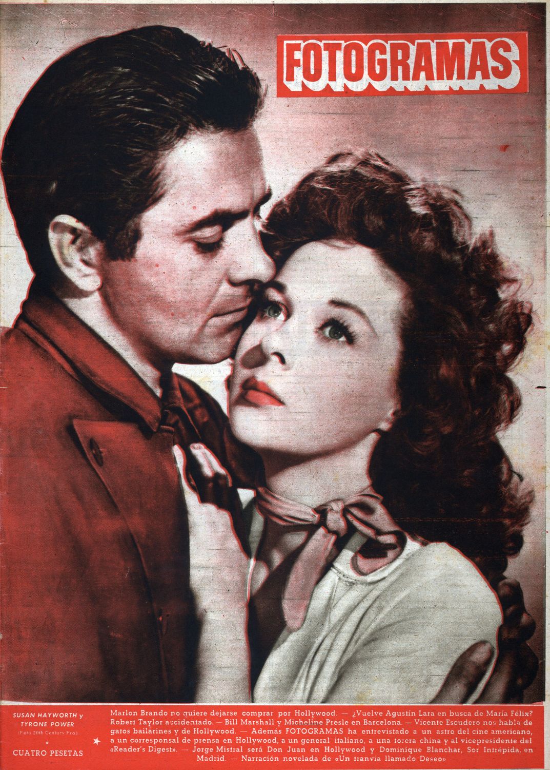 FOTOGRAMAS magazine side cover Issue 177 4 April 1952