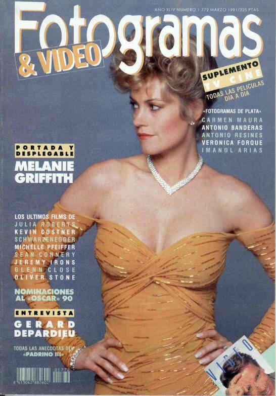 FOTOGRAMAS magazine side cover Issue 1772 March 1991