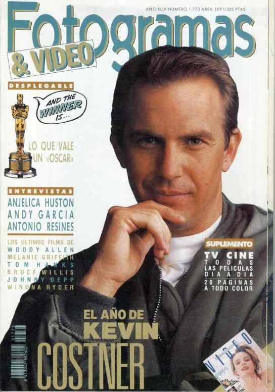 FOTOGRAMAS magazine side cover Issue 1773 April 1991