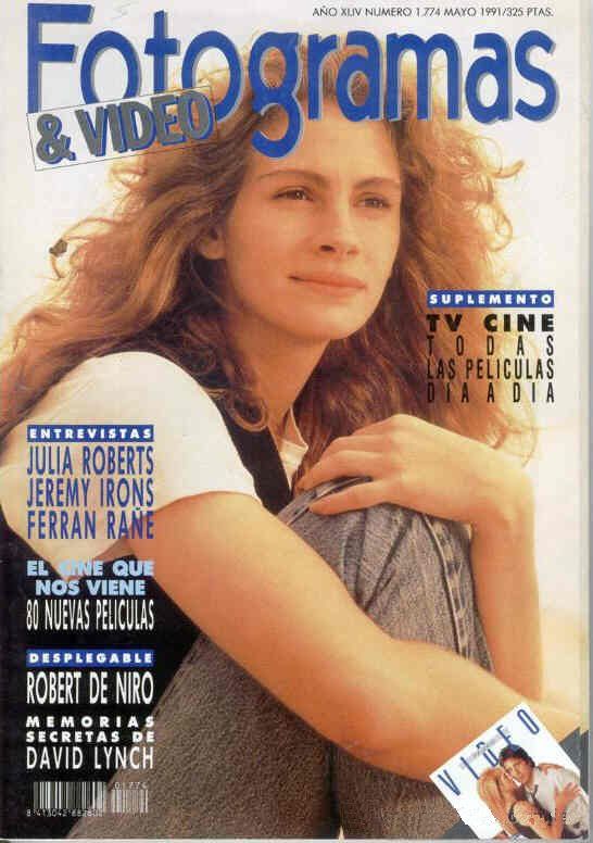 FOTOGRAMAS magazine side cover Issue 1774 May 1991