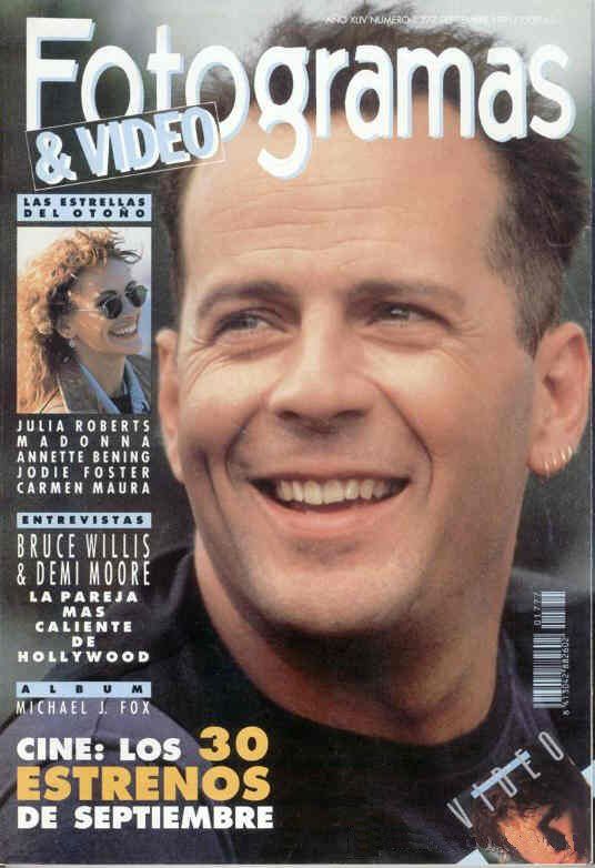 FOTOGRAMAS magazine side cover Issue 1777 September 1991