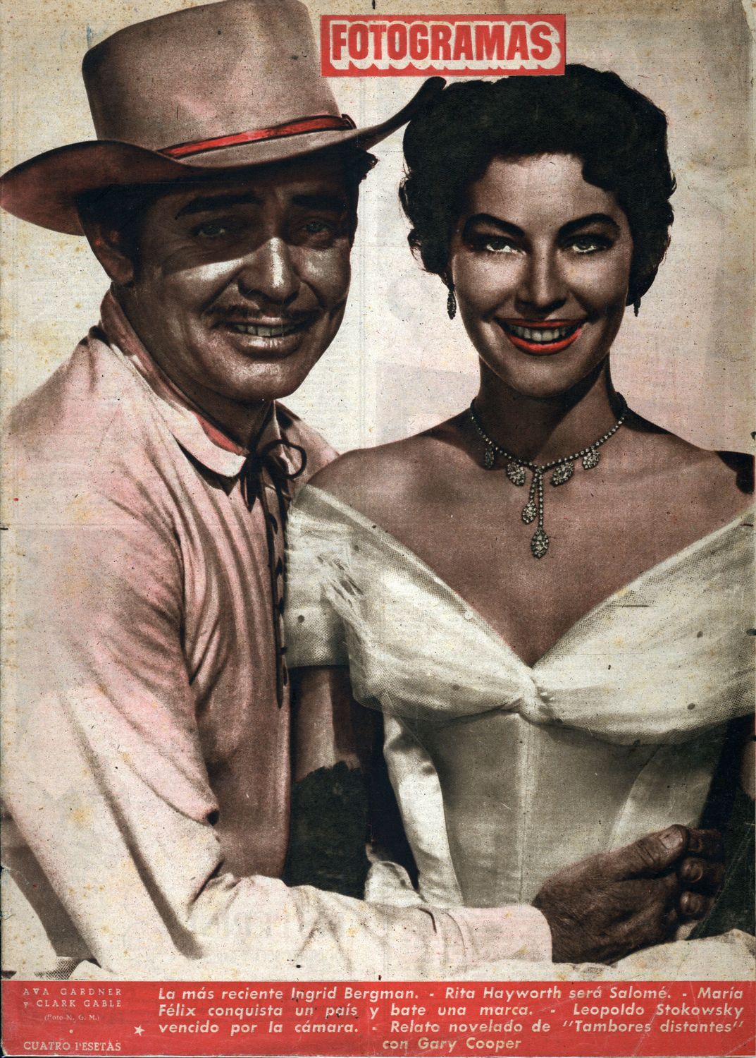 FOTOGRAMAS magazine side cover Issue 178 11 April 1952