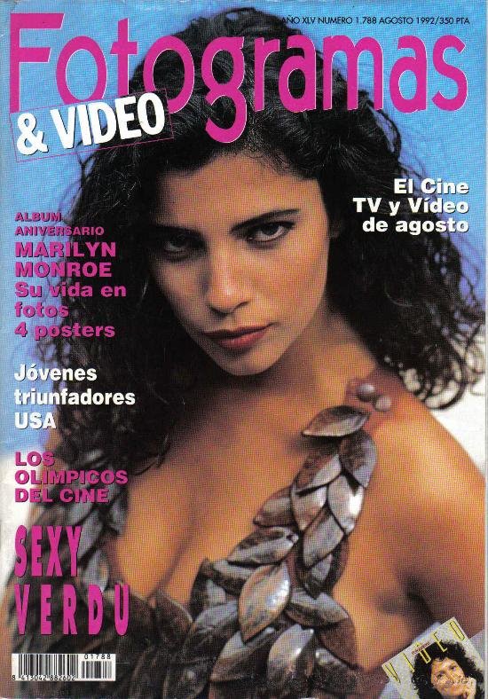 FOTOGRAMAS magazine side cover Issue 1788 August 1992
