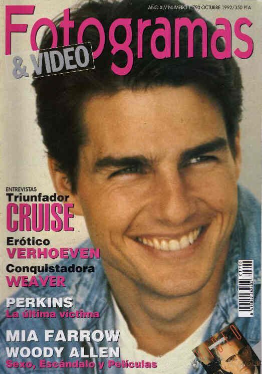 FOTOGRAMAS magazine side cover Issue 1790 October 1992