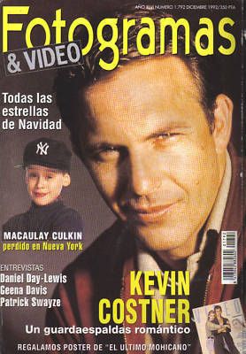 FOTOGRAMAS magazine side cover Issue 1792 December 1992