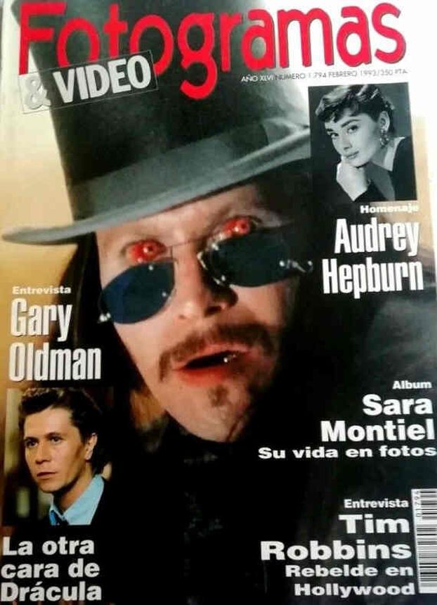 FOTOGRAMAS magazine side cover Issue 1794 February 1993