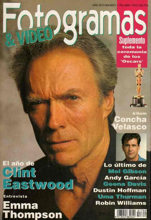 FOTOGRAMAS magazine side cover Issue 1796 April 1993