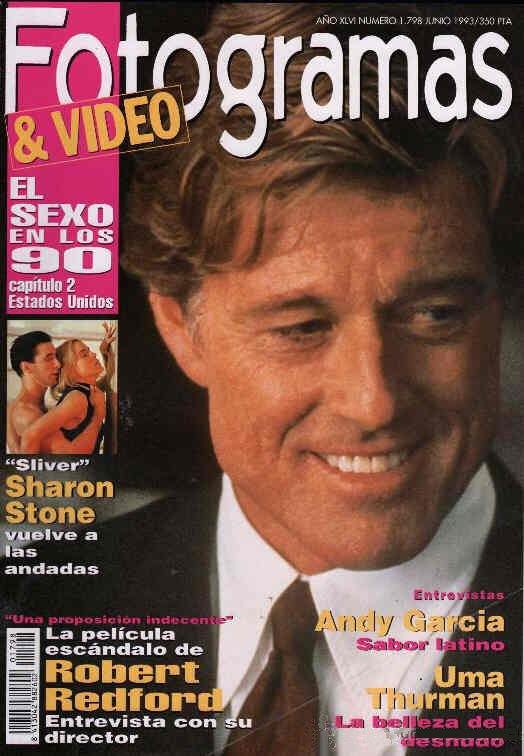FOTOGRAMAS magazine side cover Issue 1798 June 1993