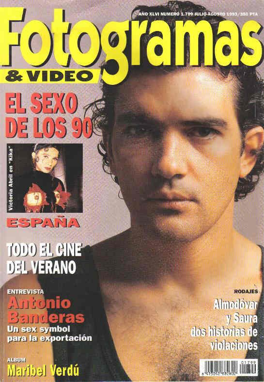 FOTOGRAMAS magazine side cover Issue 1799 July/August 1993