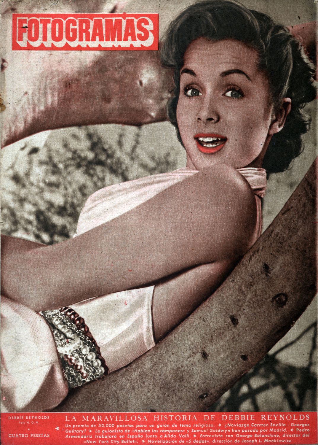 FOTOGRAMAS magazine side cover Issue 180 25 April 1952