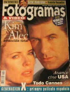 FOTOGRAMAS magazine side cover Issue 1809 June 1994