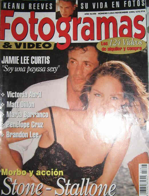 FOTOGRAMAS magazine side cover Issue 1813 November 1994