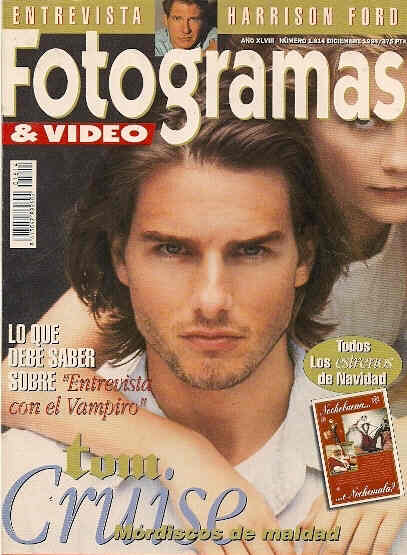 FOTOGRAMAS magazine side cover Issue 1814 December 1994