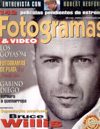 FOTOGRAMAS magazine side cover Issue 1816 February 1995